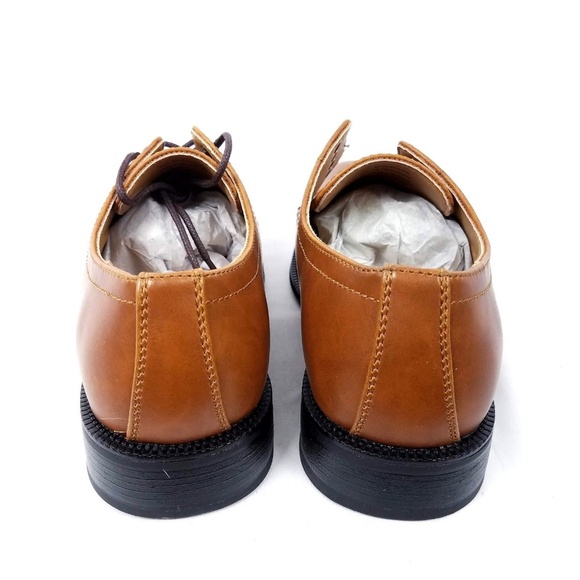 Alfani Mens Shoes Size 8 M Adam Oxford Tan Cap Toe - Picture 4 of 7